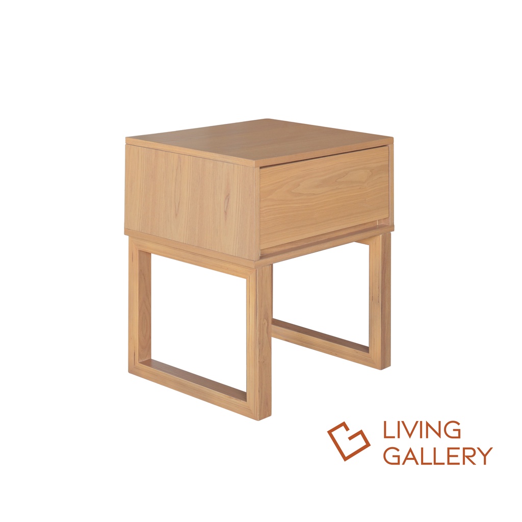 Living Gallery Thompson 1Drawer Bedside L46xW36.5xH54cm Sturdy