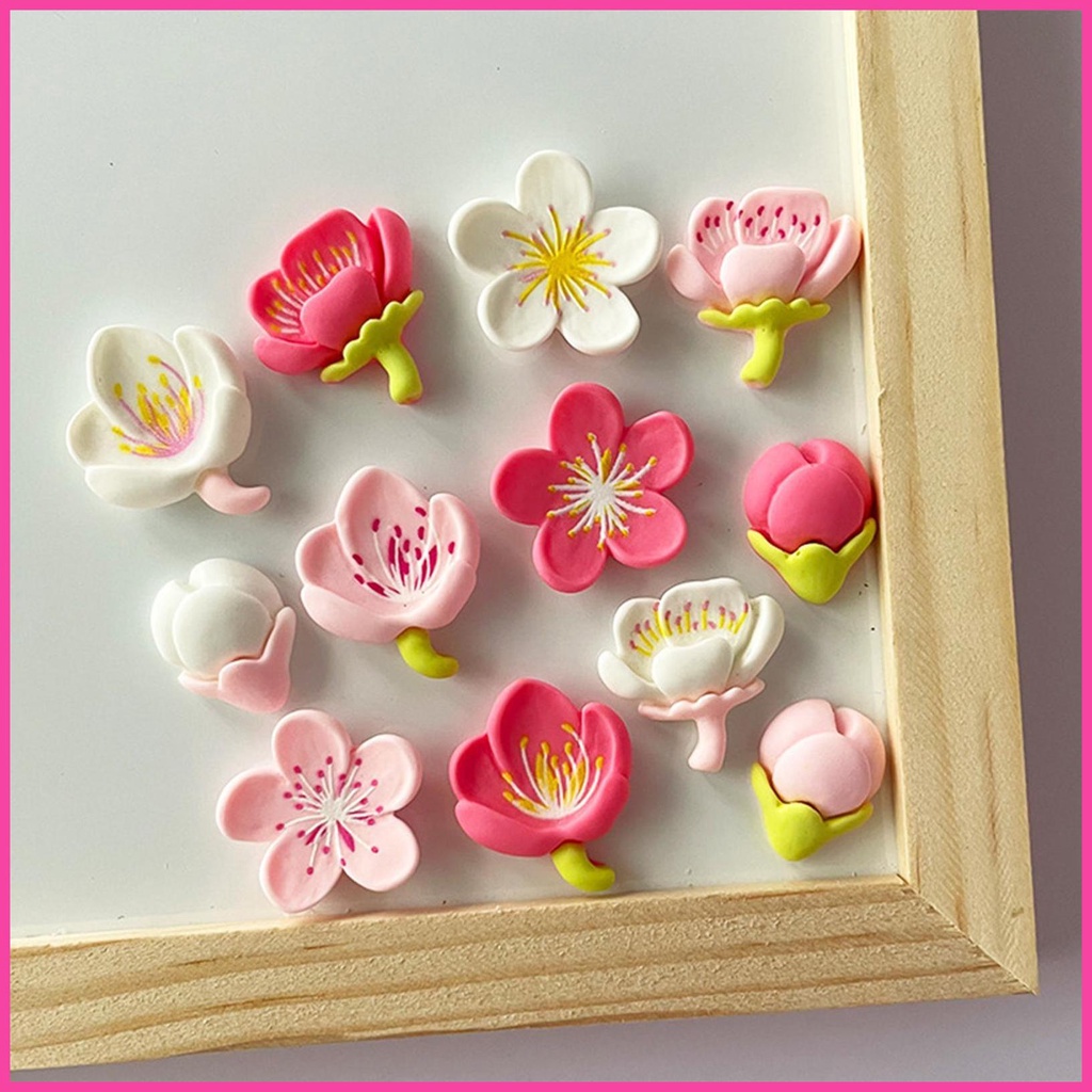 4 Pcs Flower Shape Mini for Fridge Whiteboard Decoration Decorative for