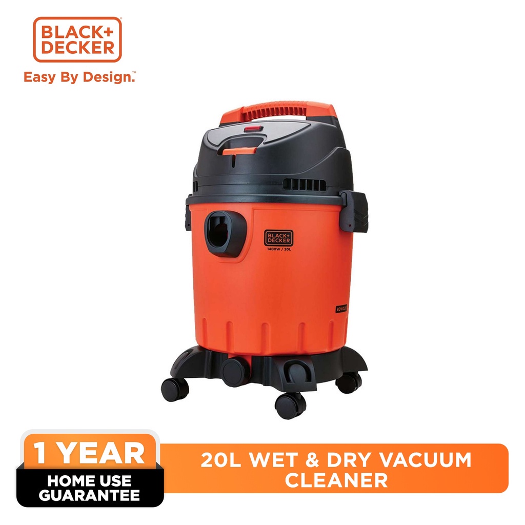 ๑ BLACK+DECKER™ Wet & Dry Vacuum Cleaner 20L [1 Year Warranty] Shopee