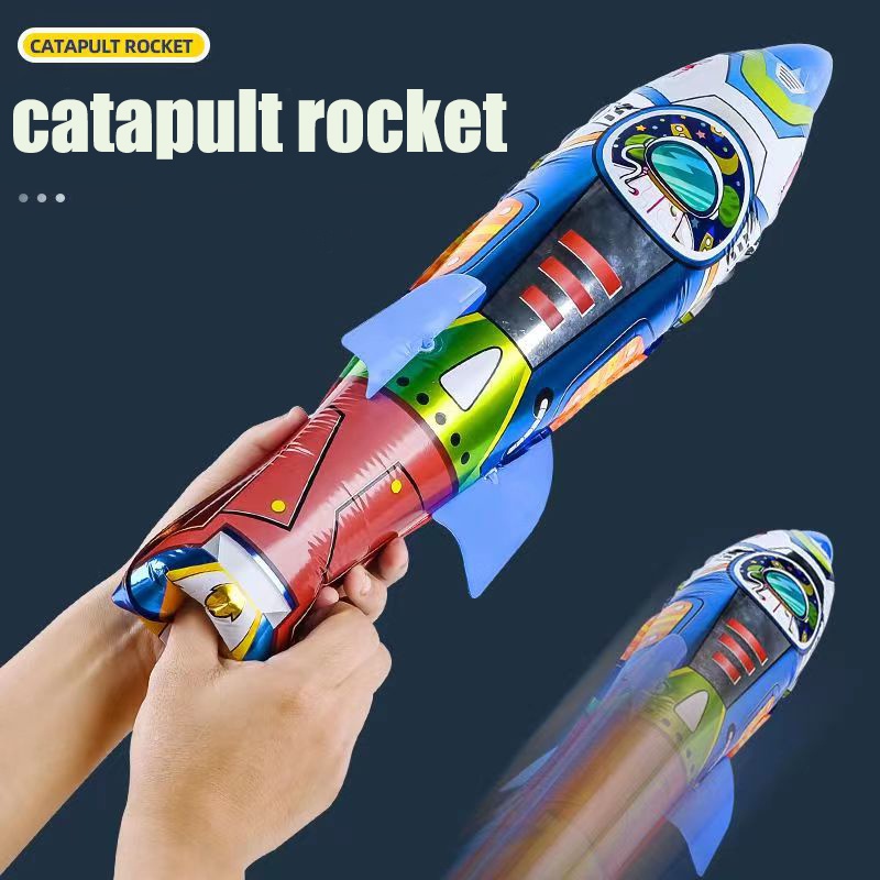 kids Large hand throwing inflatable rocket balloon children's toy ...