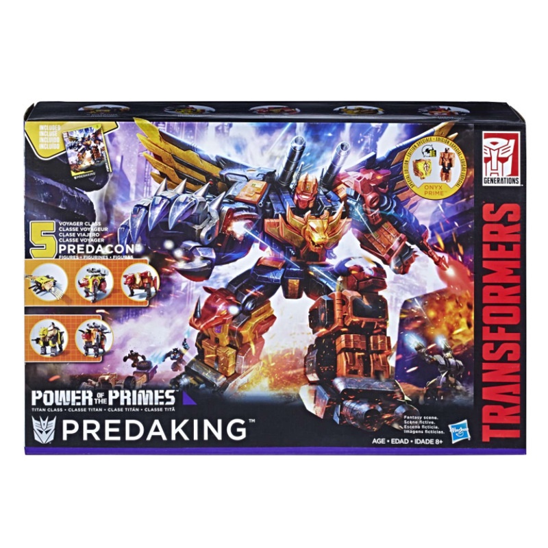 Transformers Power of the Primes Predaking Titan Class Voyager Class 5 ...