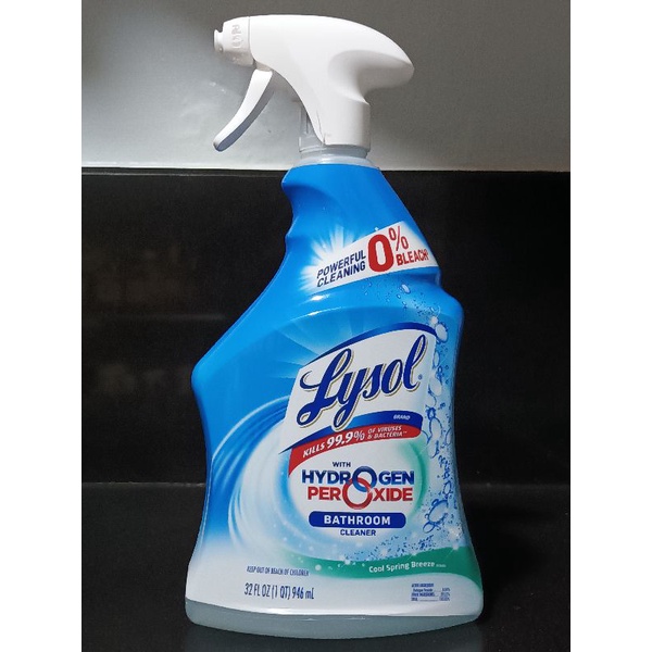 Lysol with Hydrogen Peroxide Bathroom Cleaner, Cool Spring Breeze