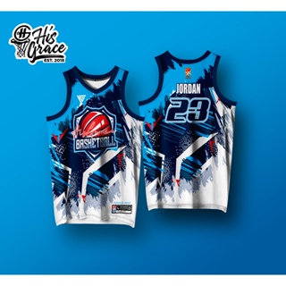 20 HG BASKETBALL TEAL NAVY BLUE FULL SUBLIMATION JERSEY