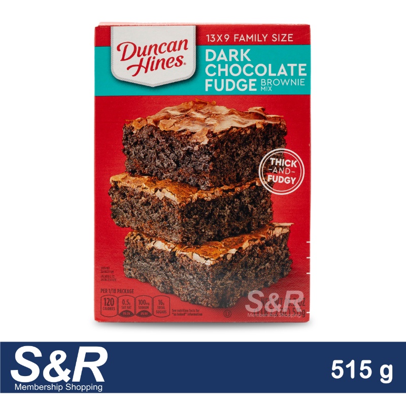 Duncan Hines Dark Chocolate Fudge Brownie Mix 515g Shopee Philippines