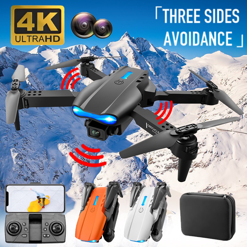 ♙Lsrc E99 K3 Pro Mini Drone 4k Hd Camera Wifi Fpv Obstacle Avoidance ...