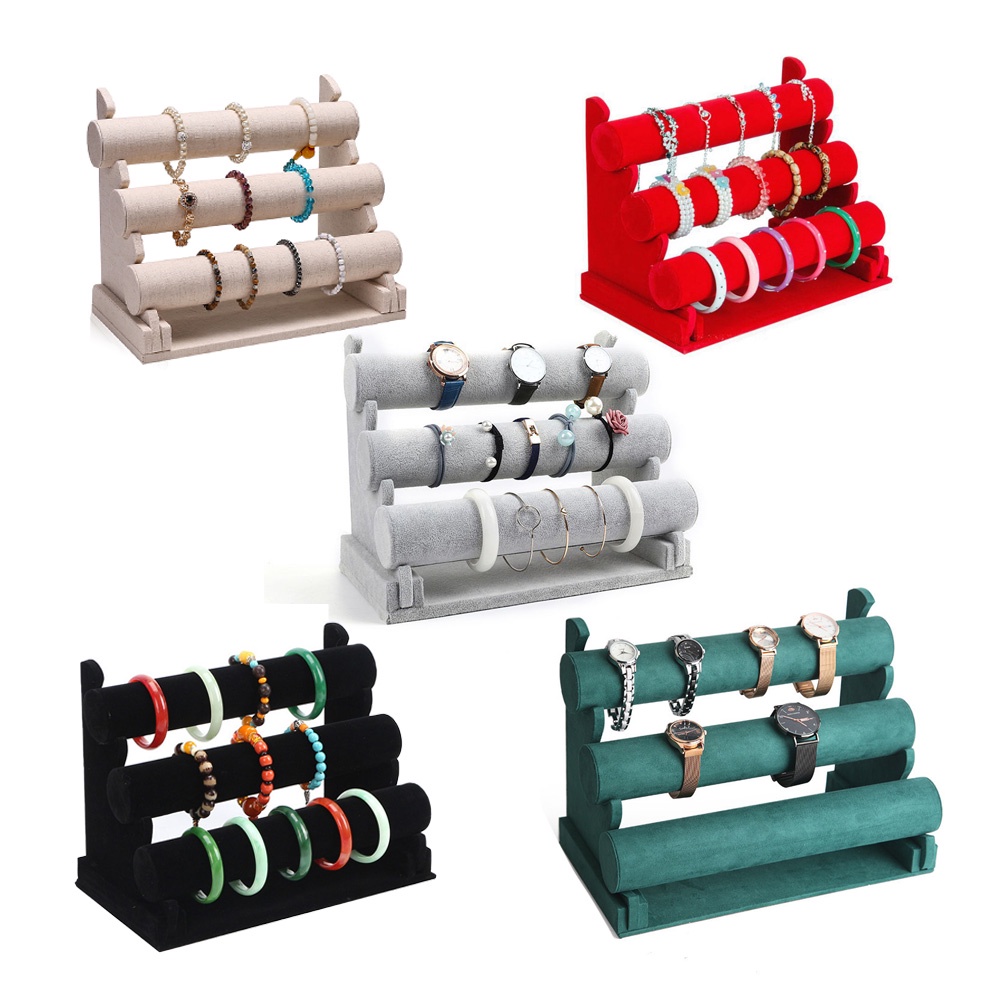 Jewelry Organizer Bracelet/Watch/Jade/Gold Holder Store Display Rack ...