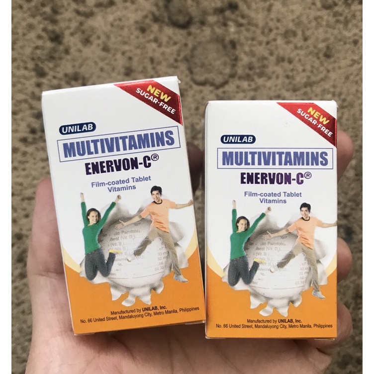 enervon BUY 1 GET 1 ENERVONC Multivitamins Sugarfree 100 AUTHENTIC Shopee Philippines