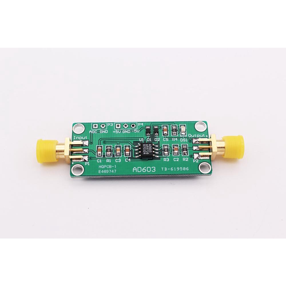 AD603 Variable Gain Amplifier Module Voltage Controllable 80dB Voltage ...