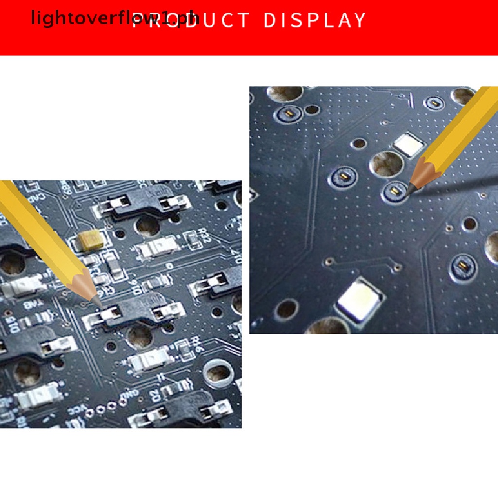 [lightoverflow1] Kailh Hot-swappable PCB Socket Sip Socket Hot Plug ...