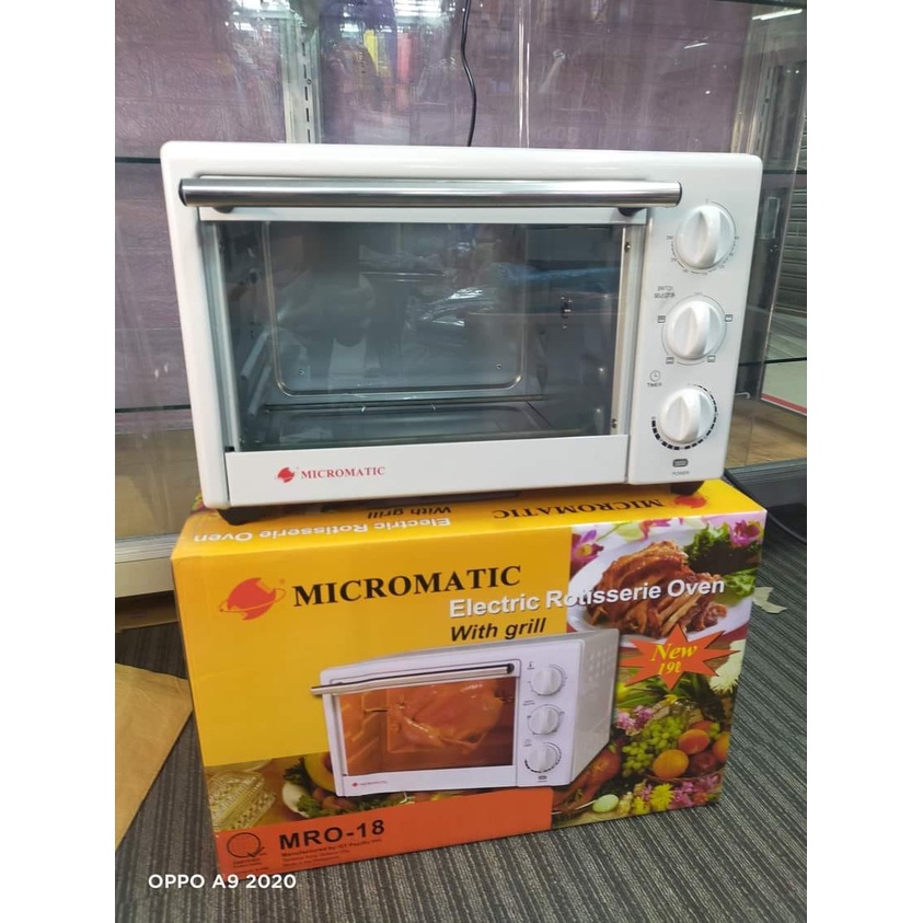 Micromatic MRO18 Electric Rotisserie Oven 19L Shopee Philippines