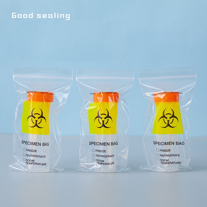 200pcs Transparent Ziplock specimen Bag Biological specimen bag Medical ...