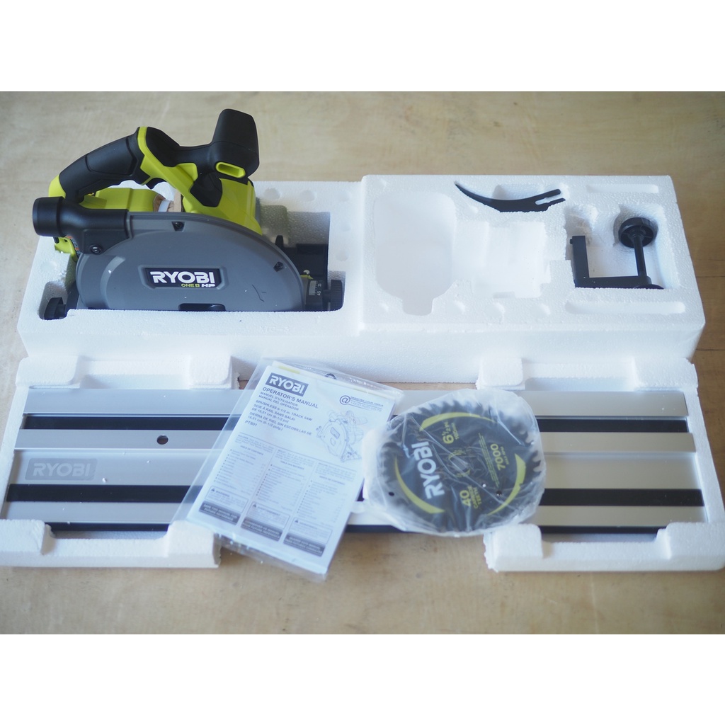Ryobi PTS01 ONE+™ HP 18V Brushless Cordless 61/2" Track Saw with Tracks (𝗧𝗢𝗢𝗟 𝗢𝗡𝗟𝗬) Shopee