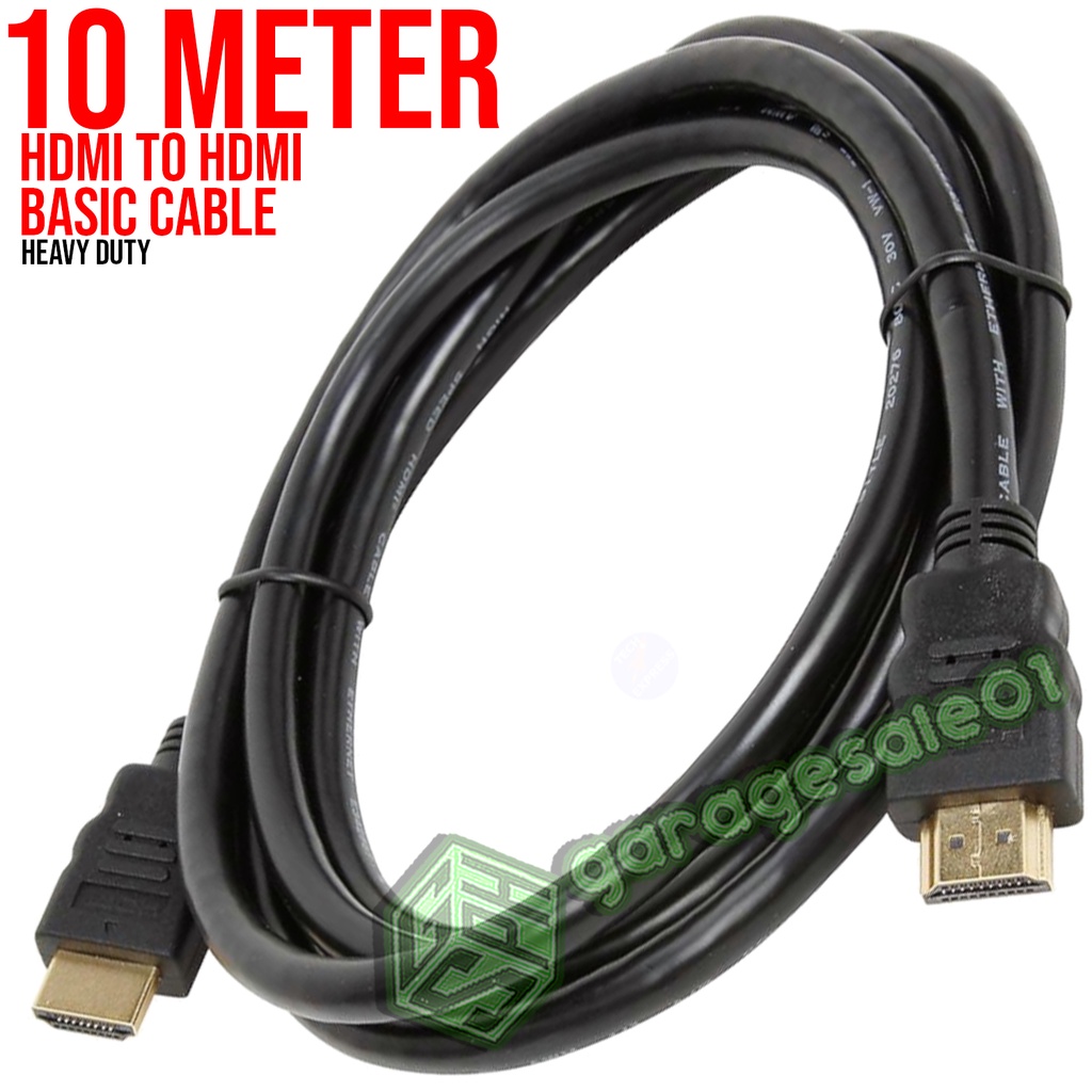 HDMI CABLE UNIVERSAL HEAVY DUTY 10meters (HDMI male to HDMI male