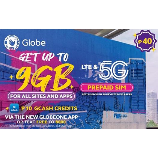 Globe Big 5G LTE Tricut Simcard Brand New Fresh FREE 20GB DATA UNLI ...