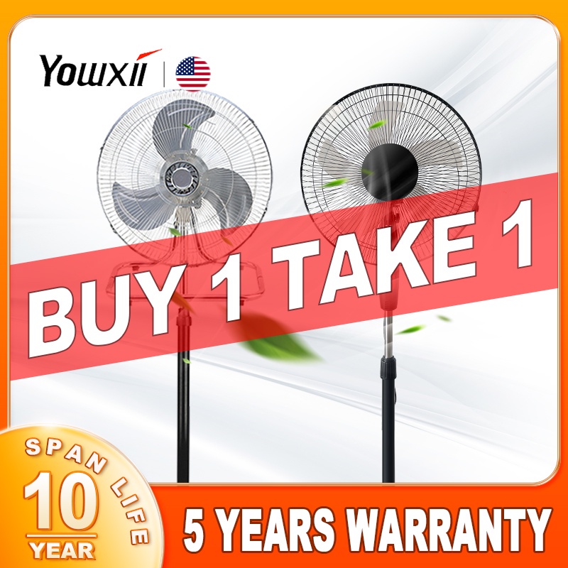 standard electric fan Yowxii Buy 1 Take 1 Electric Fan 16/18 Inch Stand