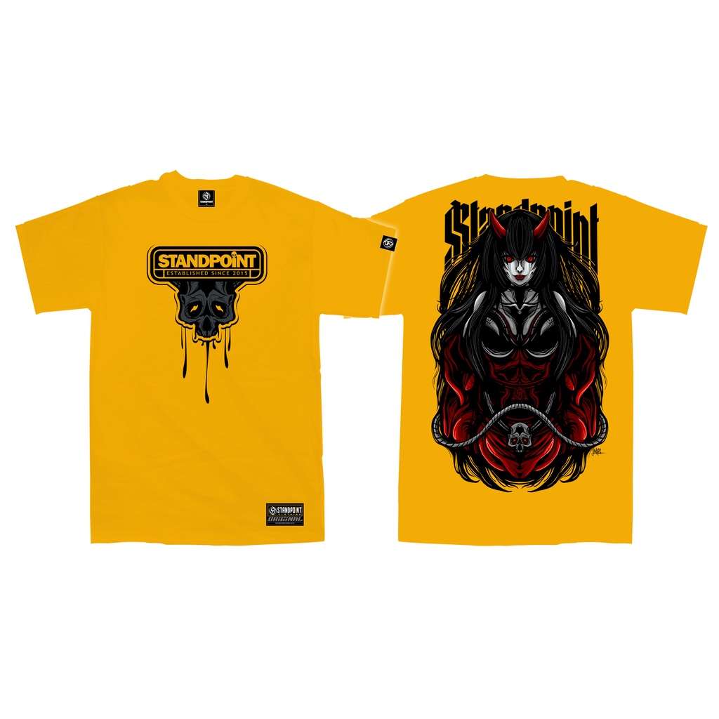 STANDPOINT CLOTHING ONIGIRL (Yellow Gold) Shopee Philippines