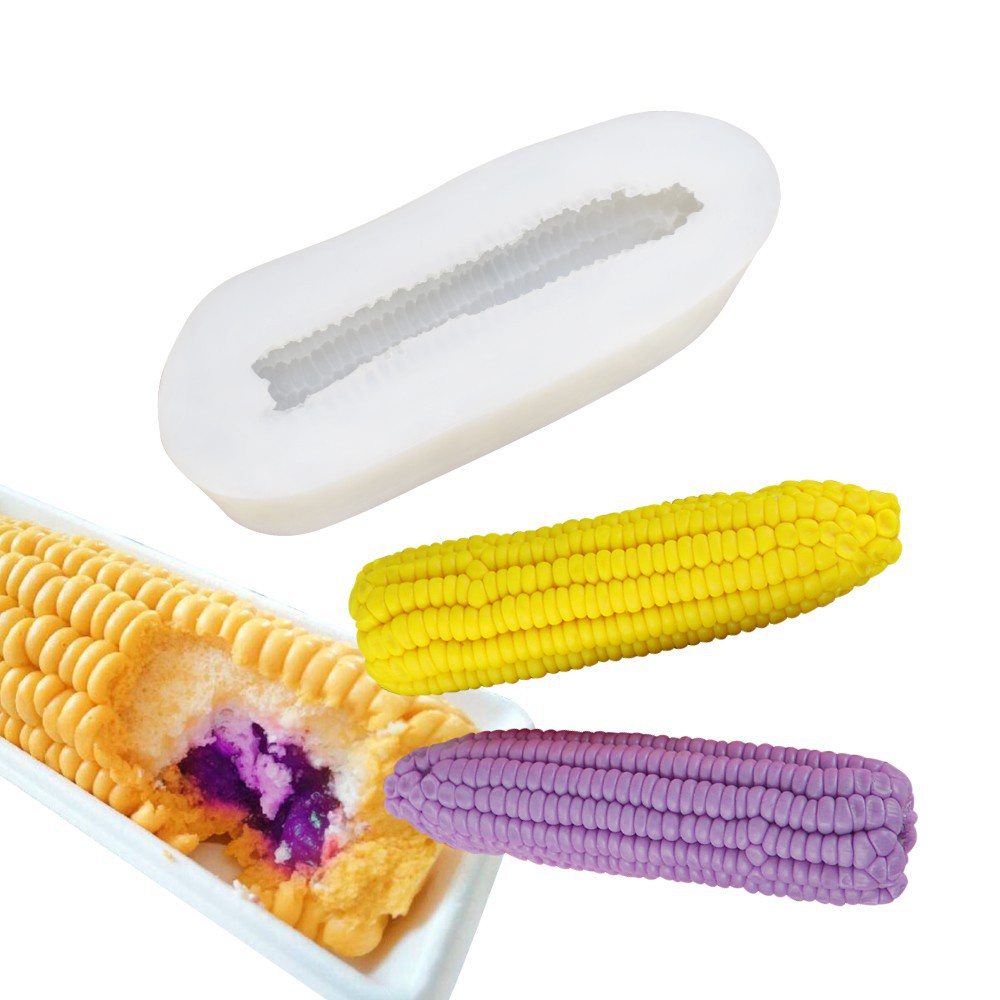 TIMPCV 3D Corn Cob Three-Dimensional Silicone Mold Mousse