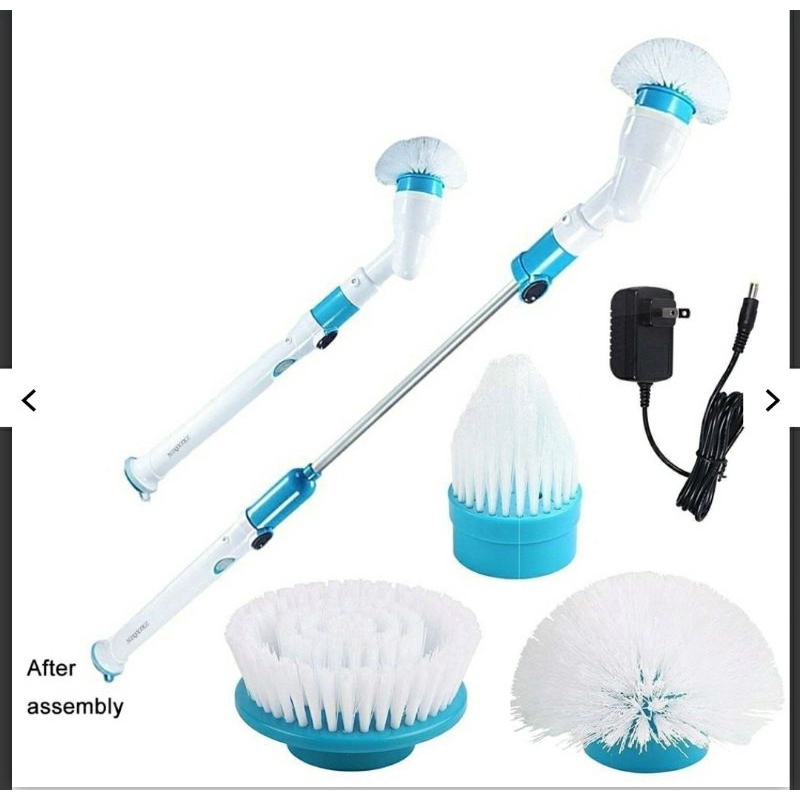 Taffhome Electric wc Bathroom Brush set hurricane spin scrubber