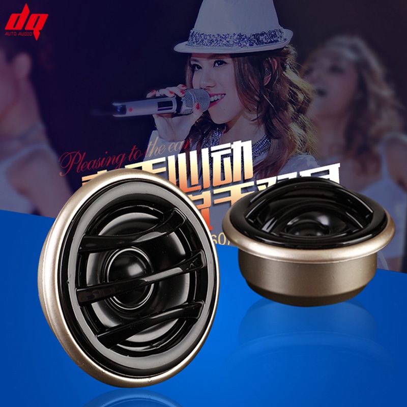 Tweeter Voiture 500W 98dB 35mm - Haut-Parleur Aigus Compact 12V, Compatible Avec La Plupart Des Véhicules