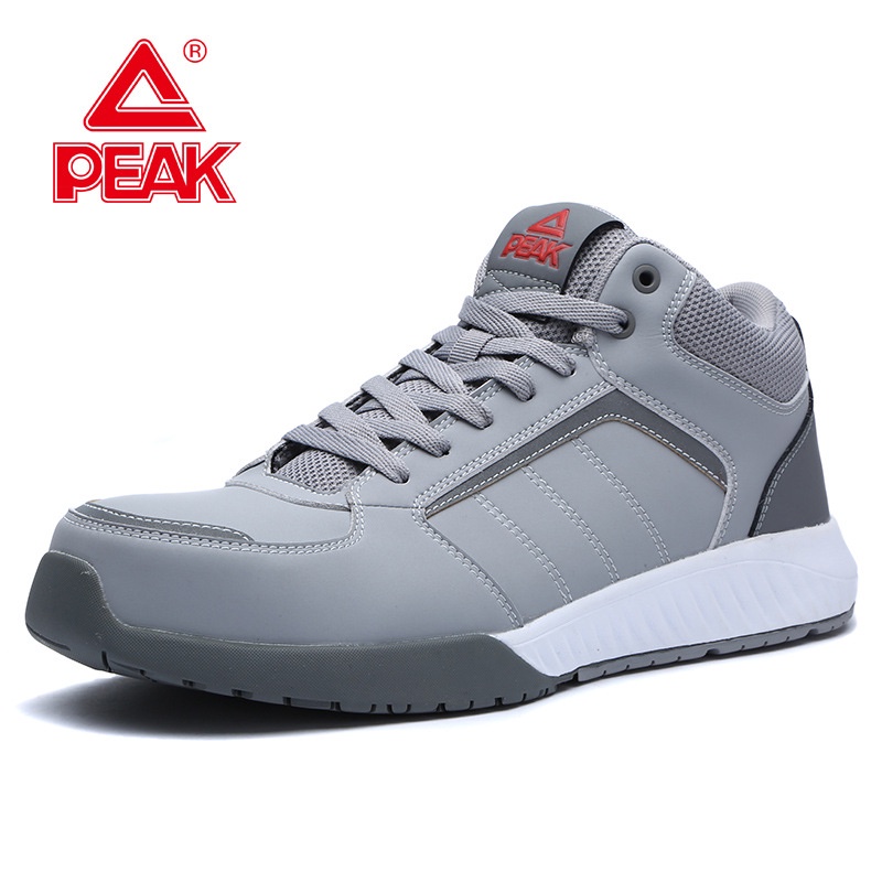 Peak men s steel toe work safety shoes lightweight breathable anti smashing non slip casual sneaker O3ZE Shopee Philippines