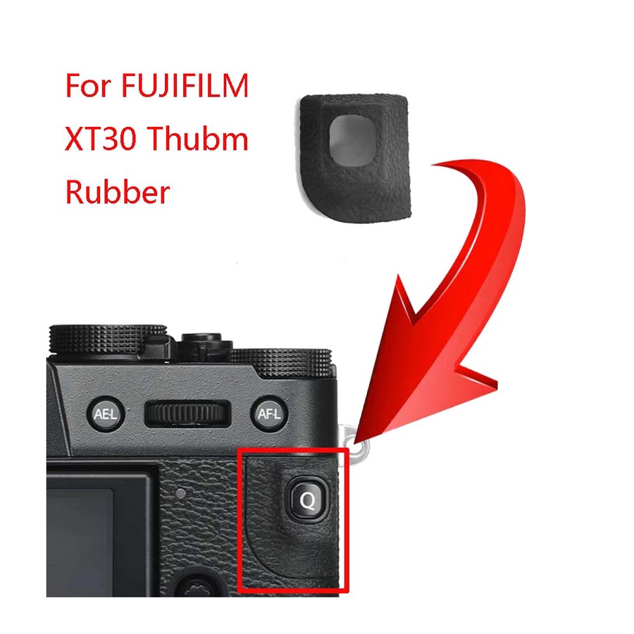 Set di 4 pezzi) Copia NUOVA per Fujifilm FUJI X-T1 XT1 Corpo impugnatura in gomma pollice posteriore copertura in gomma laterale anteriore pezzo di ricambio per fotocamera  44