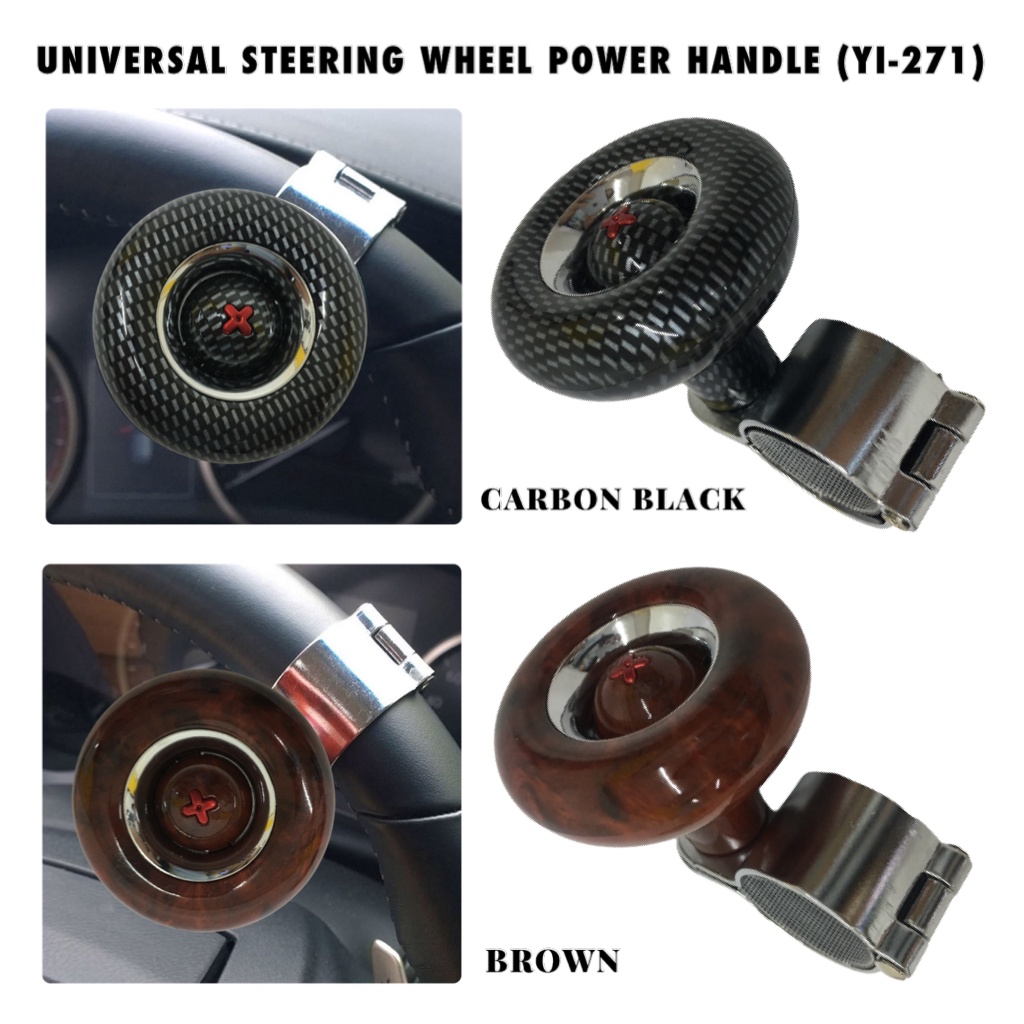 OC Car Hand Control Steering Wheel Power Handle Spinner Knob Handle ...