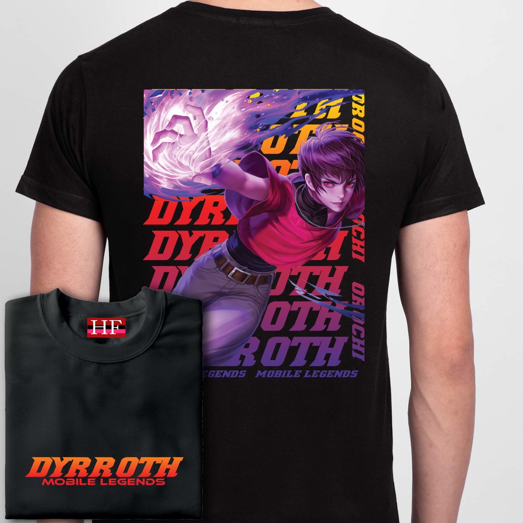 Dyrroth t-shirt mobile legends shirt mlbb ml tee | Shopee Philippines