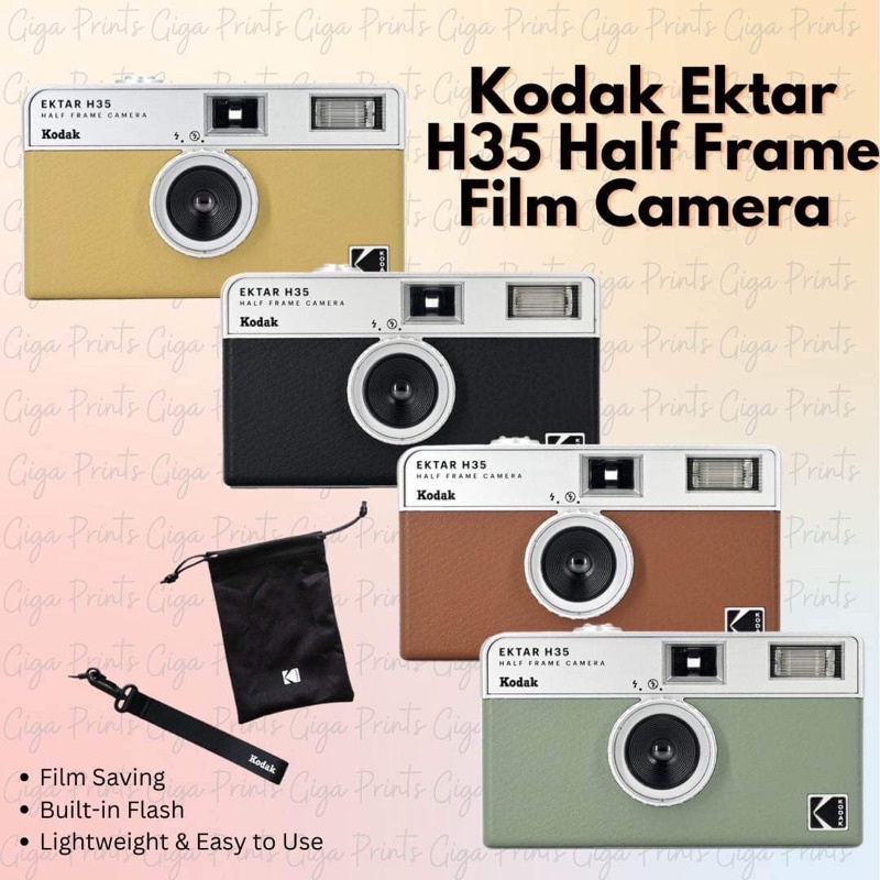 Kodak Ektar H35 Half Frame Film Camera Reusable Reloadable 35mm Non ...