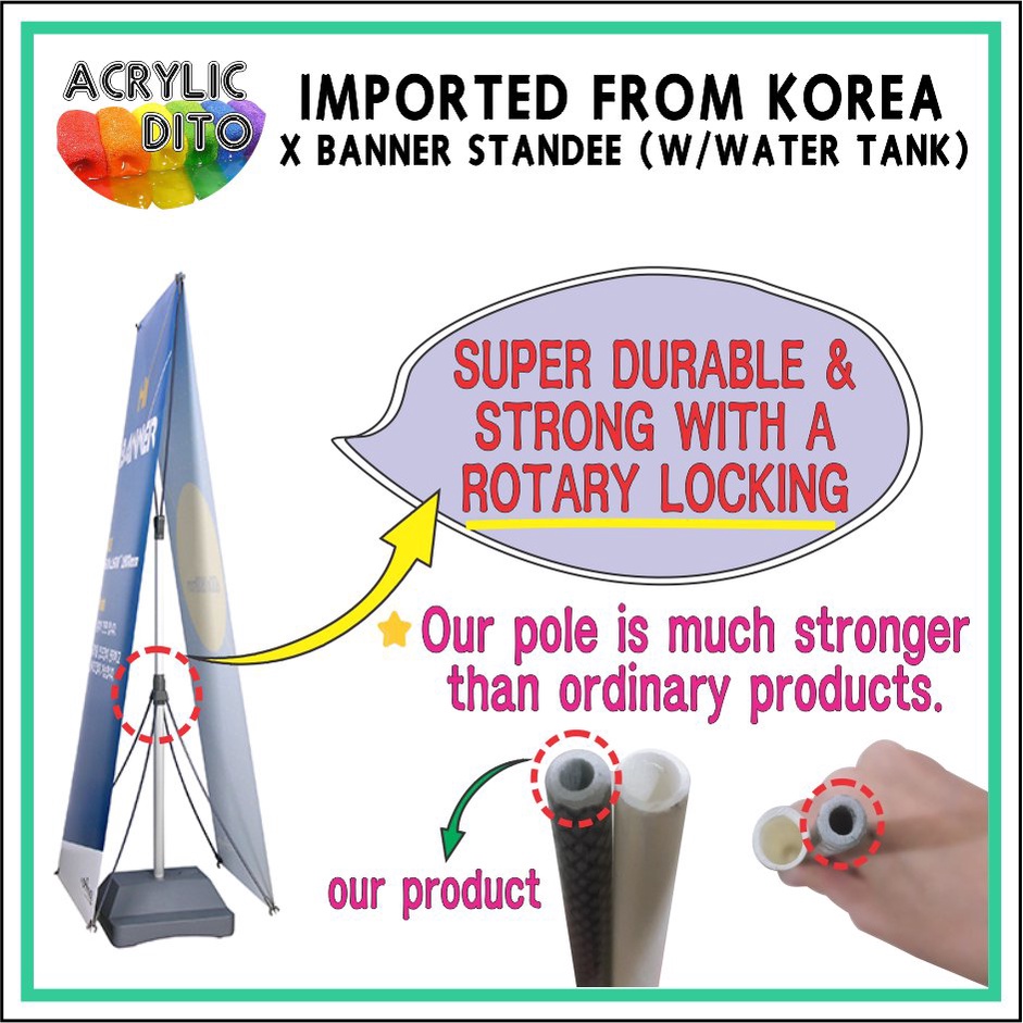 High Quality X Banner Stand Outdoor Adjustable Ft Standee Tarp Stand ...