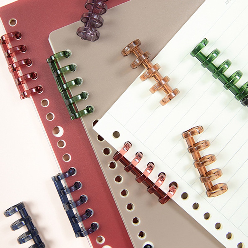 Removable Retro PVC DIY Plastic Notebook Cover Clip Lock | Panda House ...