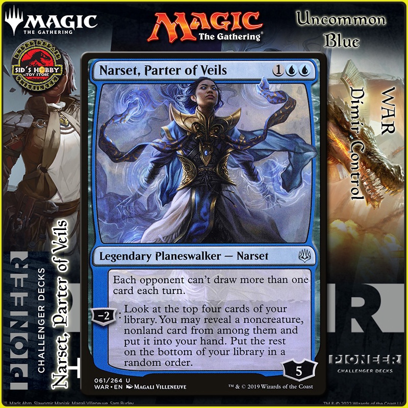 Narset, Parter of Veils x Dimir Control Pioneer Challenger Decks 2022 ...