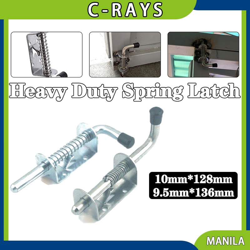 Heavy Duty Spring Latch Safety Door Latch Sliding Lock Metal Lock ...