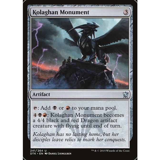 Magic the Gathering | Kolaghan Monument | Shopee Philippines