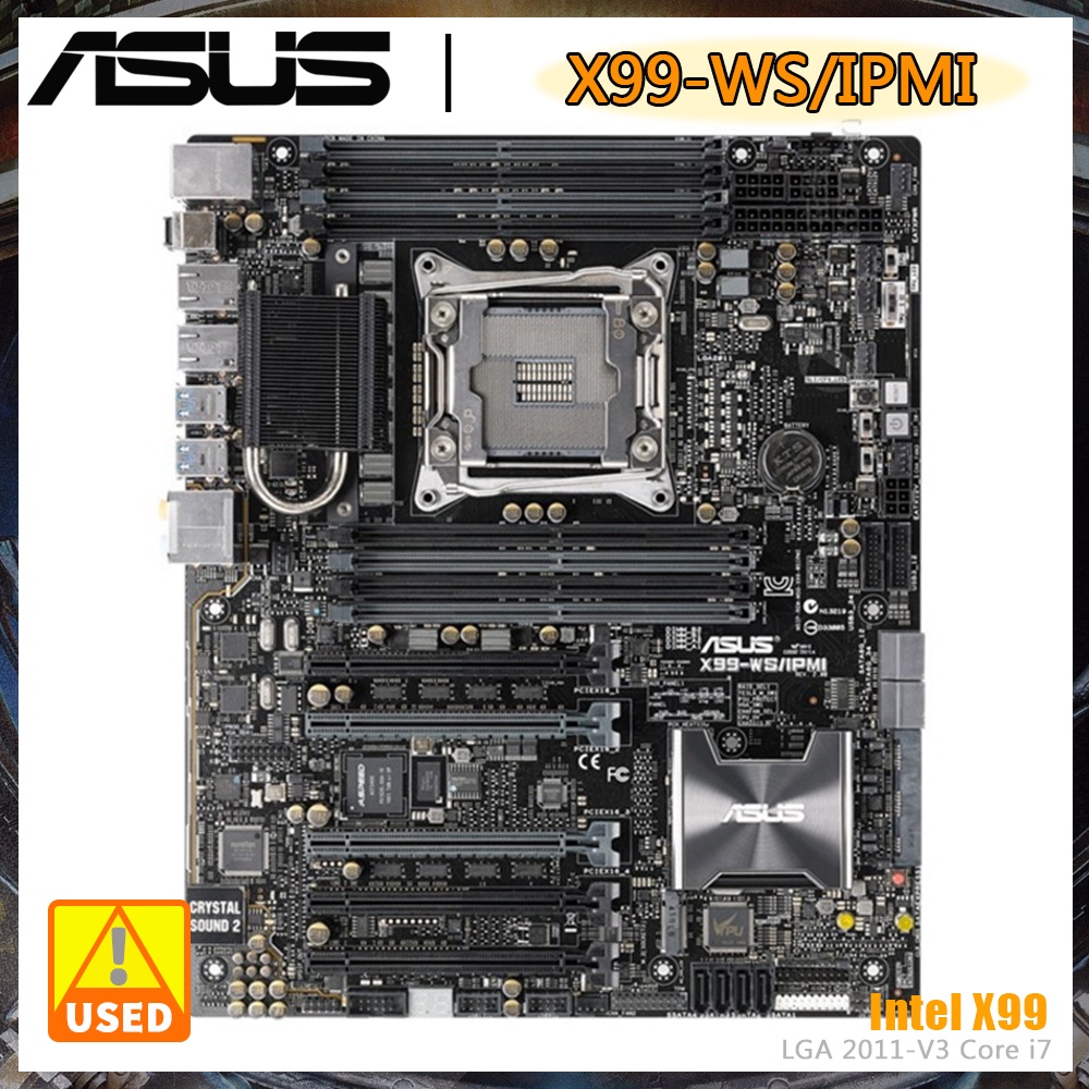 ASUS X99 WS/IPMI motherboard Intel X99 chipset LGA 2011 V3 socket 8×