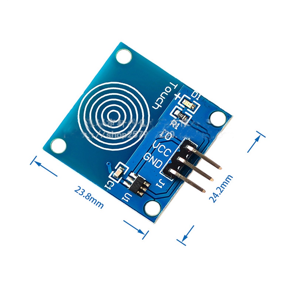 TTP223 12V 1 Channel Touch Relay Module Capacitive Touch Key Switch
