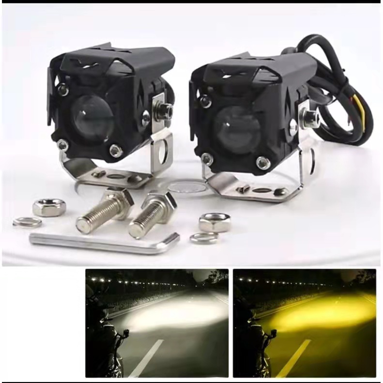 MSM universal LED MINI DRIVING LIGHT V9 waterproof pair Shopee