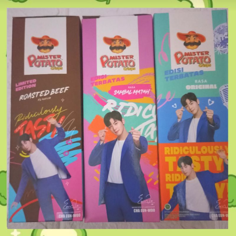 Mister POTATO CHIPS CHA EUN WOO MISTER POTATO X CHA EUN WOO Glutinous