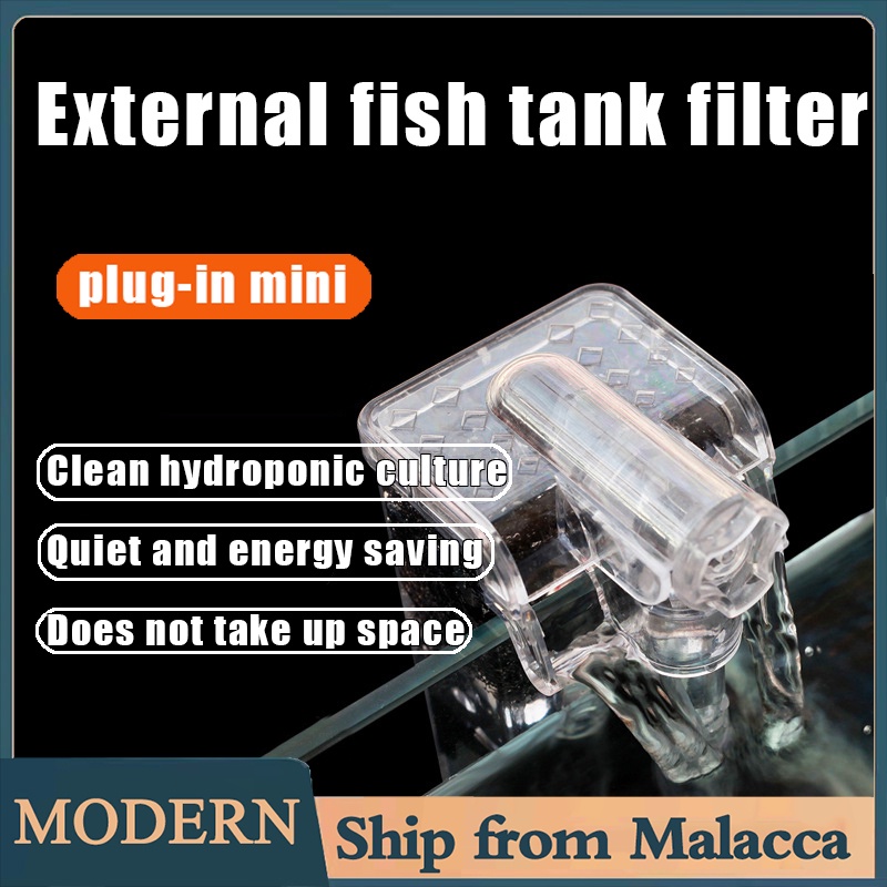 3 in 1 Small Aquarium Filter Small Tank Filter Suspension Oxygen Pump