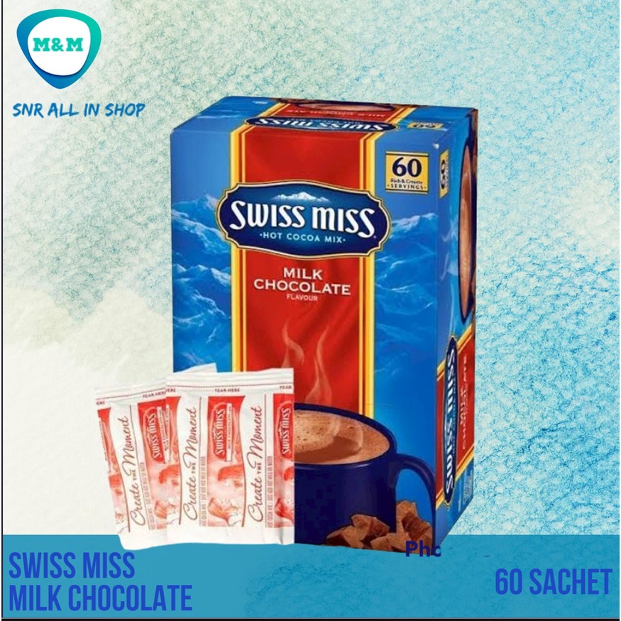 Swiss Miss Milk Chocolate 60 sachets Shopee Philippines