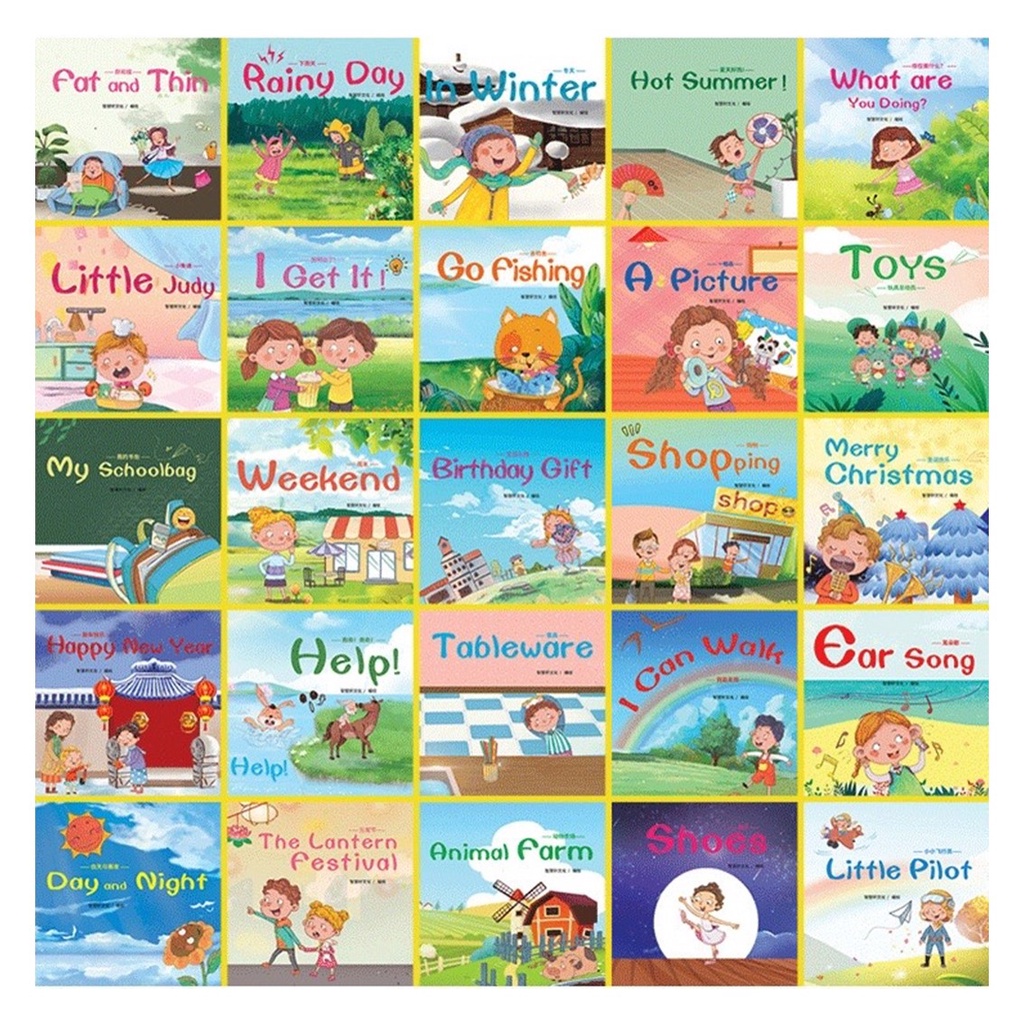 60 Books Set English Story Book for Kids Learning Buku Budak Bedtime ...