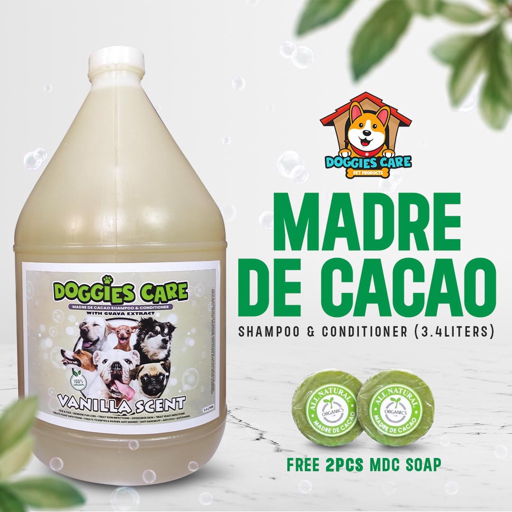 Madre de Cacao Shampoo & Conditioner with Guava Extract Vanilla Scent