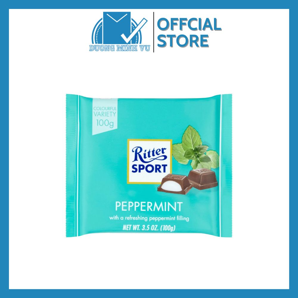 Ritter Sport Peppermint Chocolate 100g | Shopee Philippines