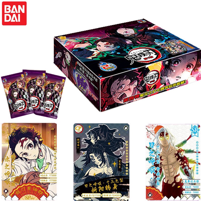 2022 New Original Demons Slayers Collection Card TCG Game Cards Table