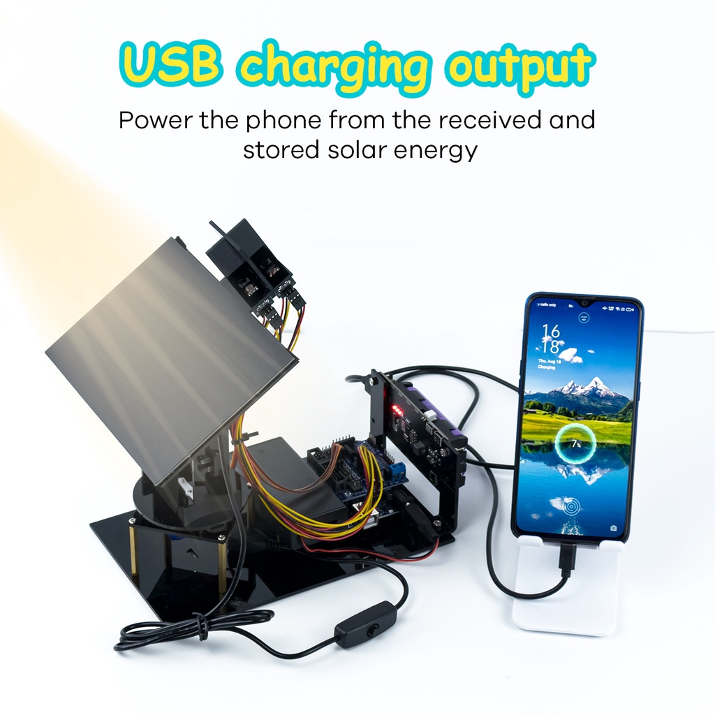 LAFVIN Smart Solar Tracker System Tracking Starter Kit For Arduino DIY ...