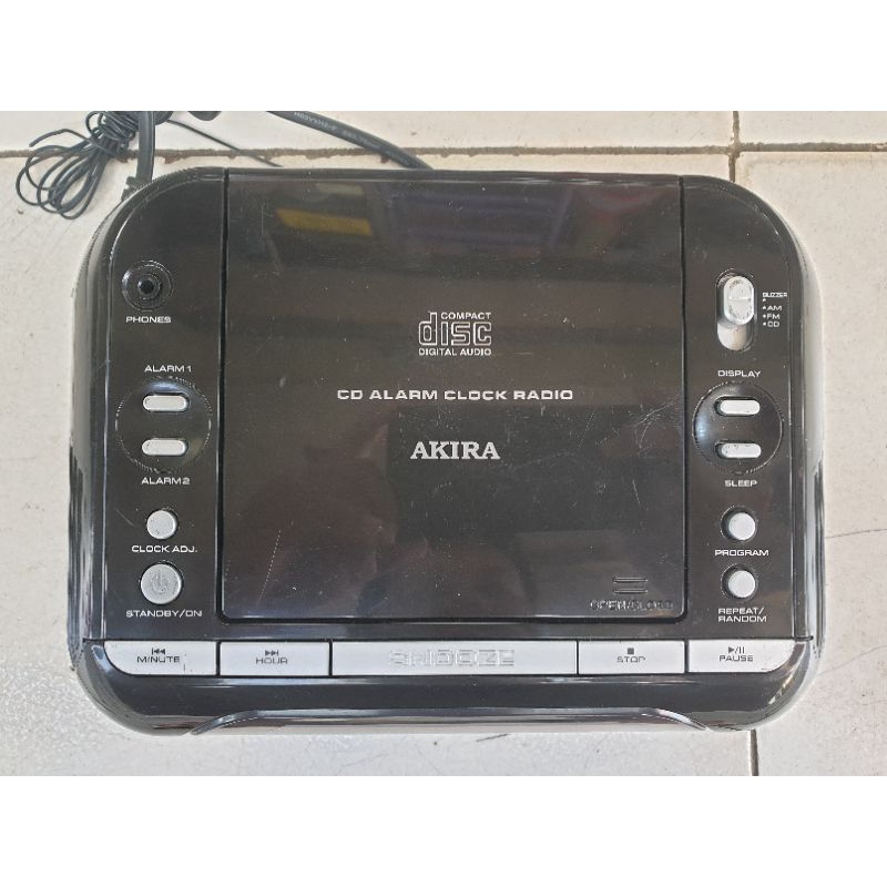 CD Alarm Clock Radio AKIRA CR-C18 | Shopee Philippines