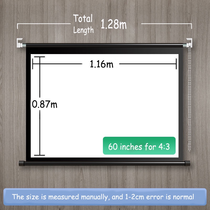 16 9 aspect ratio projector screen