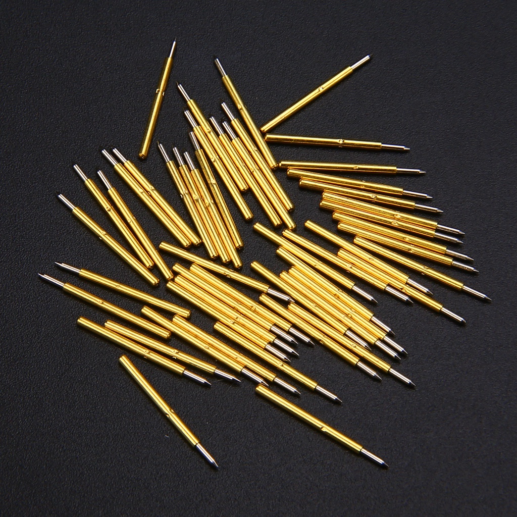 50pcs P75-B1 100g Spring Pins Cusp Spear Spring Loaded Test Probes Pogo ...
