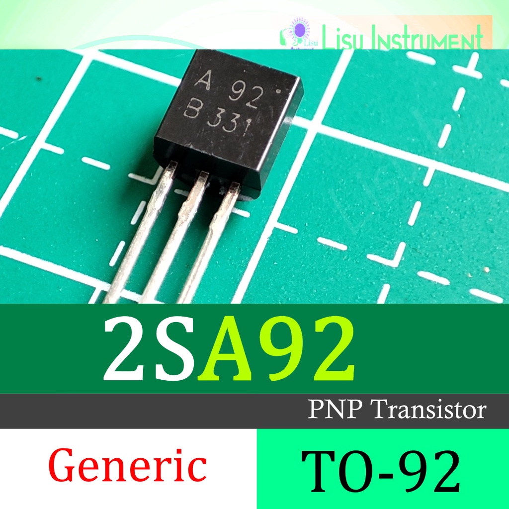 A92 2SA92 PNP Bipolar Transistors BJT TO92 Shopee Philippines