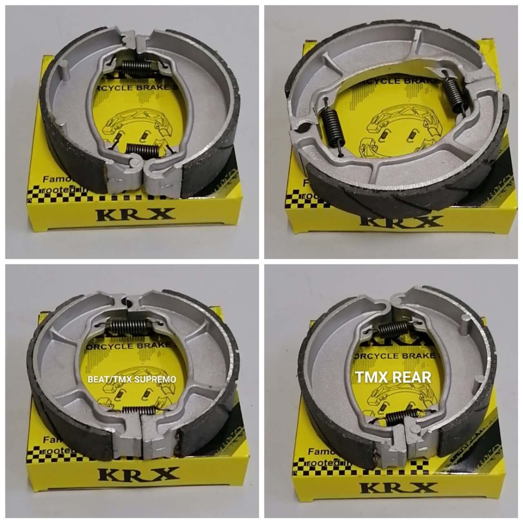 MOTORCYCLE BRAKE SHOE FOR TMX155/BEAT/TMX SUPREMO/HD3 | Shopee Philippines