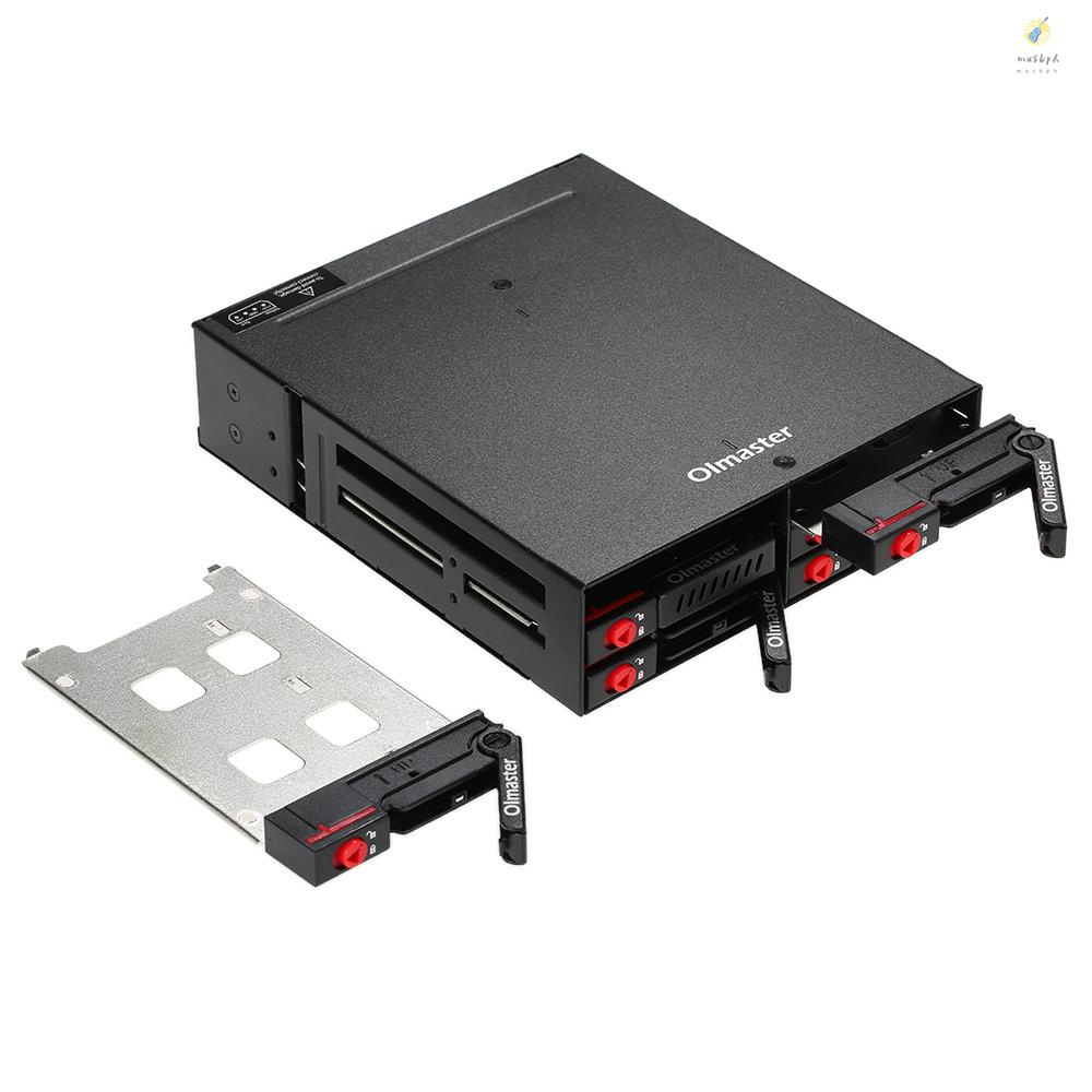 OImaster 6 Bays Mobile Backplane Support 2.5'' SATA HDD SSD Hard Drive ...